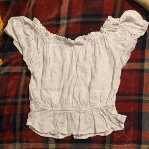 White size Large Babydoll shirt